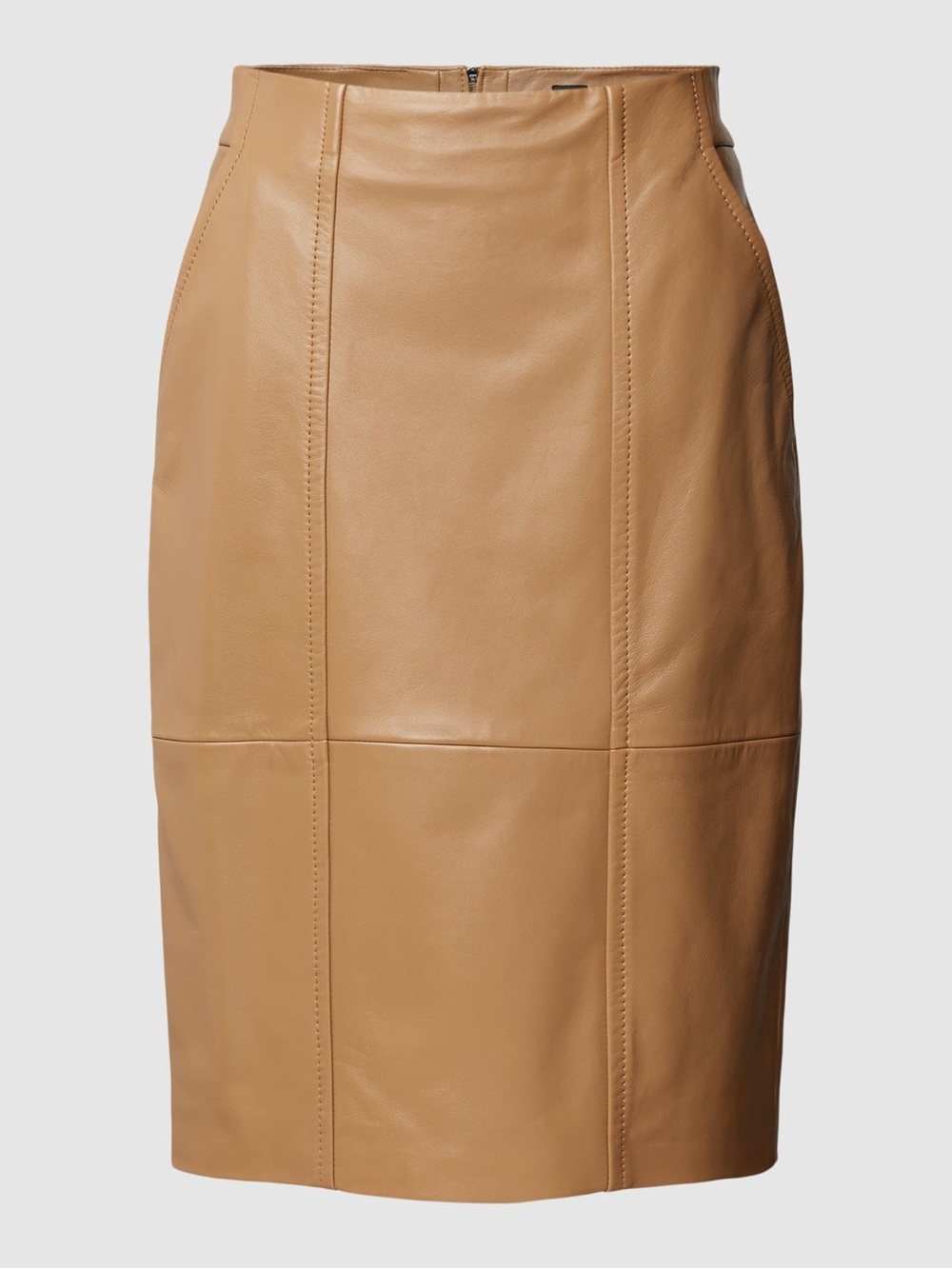 New BOSS Seleni Leather Pencil Skirt - Picture 4 of 16